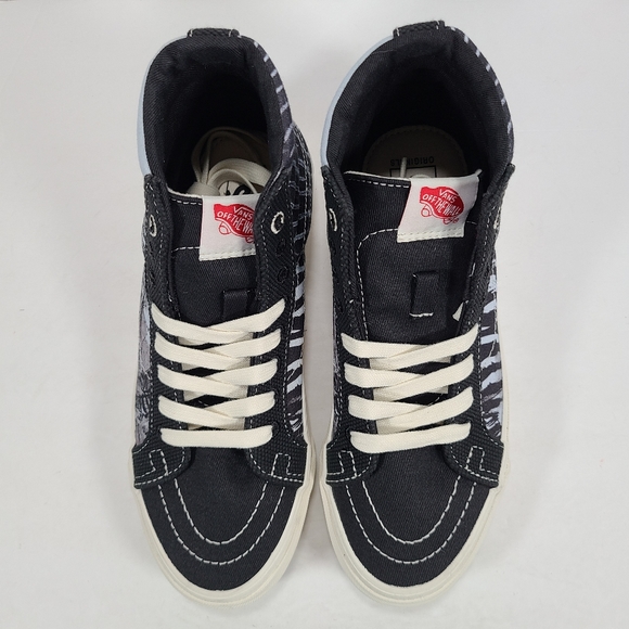 Vans Og Sk8-Hi Lx Ralph Steadman Zebra High Top Sneakers Women 7.5 Men 6.0 - Picture 3 of 11